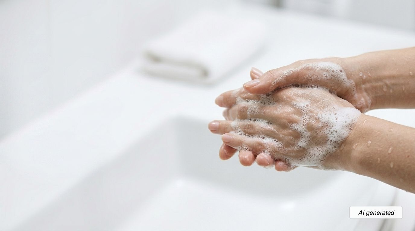 AI generált kép: Sugárzó szépség és önbizalom tudatos bőrápolással